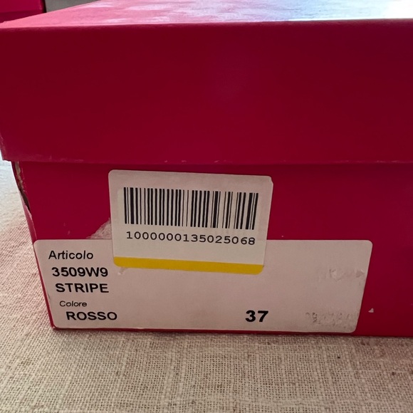 Le Babe Heels Stripe Rosso - Picture 5 of 5